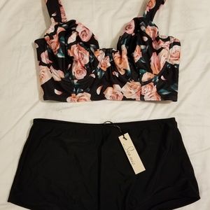 Unique Vintage XL Bikini Swimsuit NEW
